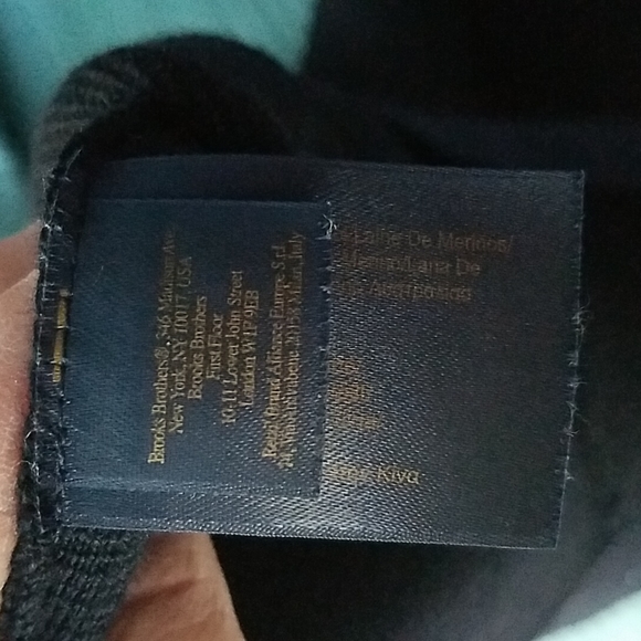 Brooks Brothers Italian Merino Navy Sweater Skirt - Picture 9 of 9